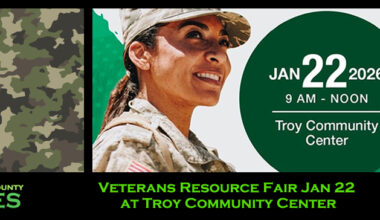Veterans Resource Fair Jan 22 at Troy Community Center