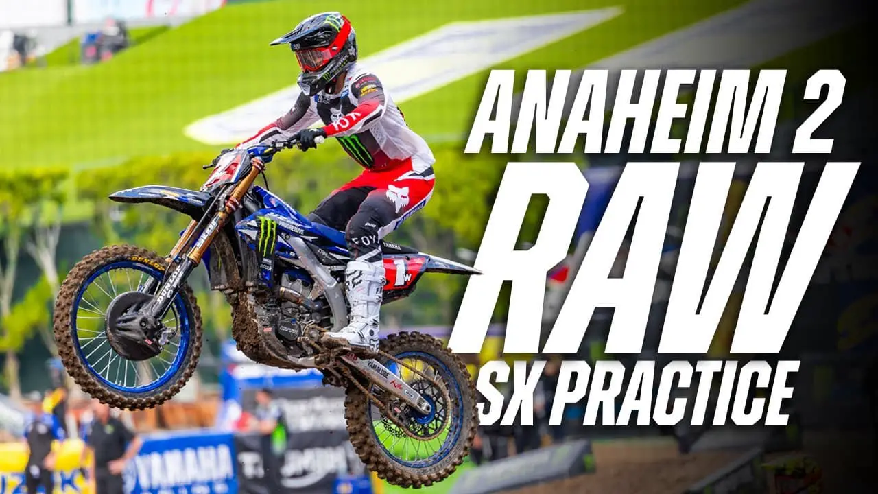 2026 ANAHEIM 2 SUPERCROSS // PRESS DAY PRACTICE VIDEO