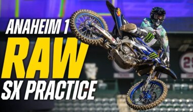 2026 ANAHEIM 1 SUPERCROSS // PRESS DAY PRACTICE VIDEO