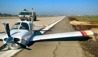 Plane makes emergency belly landing at McClellan Airfield during touch-and-go practice