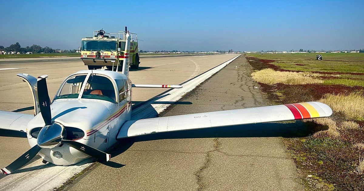 Plane makes emergency belly landing at McClellan Airfield during touch-and-go practice