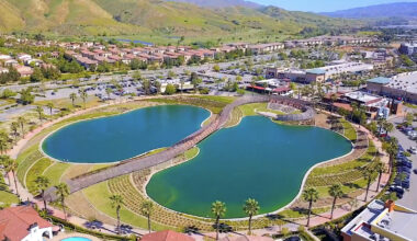 California's Coolest Mall Is Built On An Abandoned Mine With Twin Lakes And Lined With Shops And Breweries