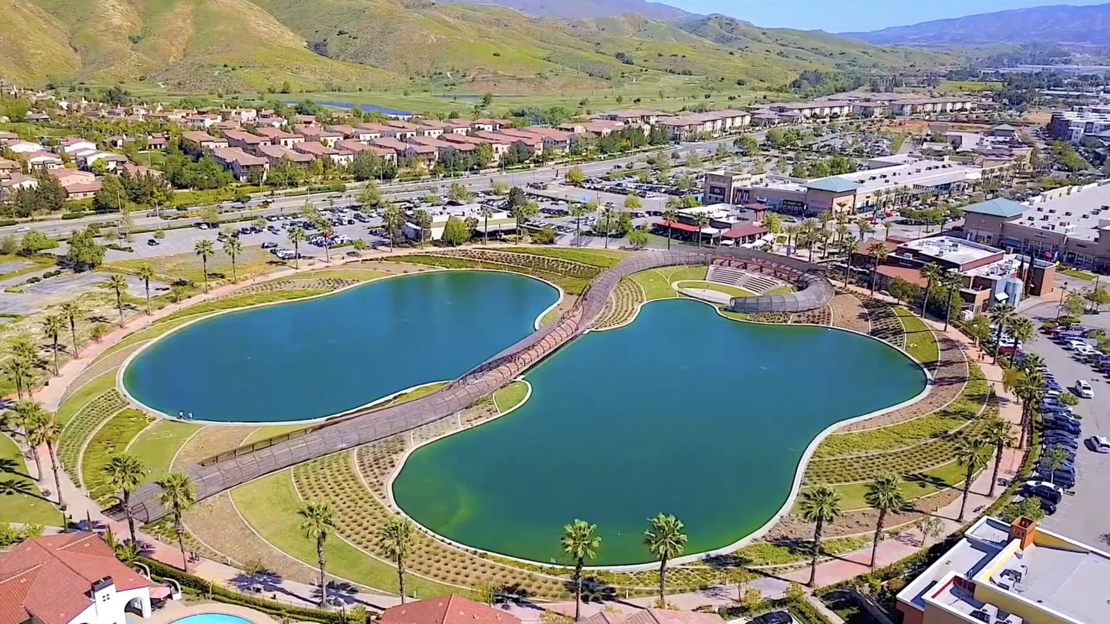 California's Coolest Mall Is Built On An Abandoned Mine With Twin Lakes And Lined With Shops And Breweries