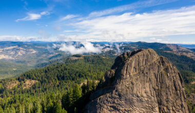 Halfway Between Sacramento And Portland Is An Underrated Monument With Mountain Views And Camping