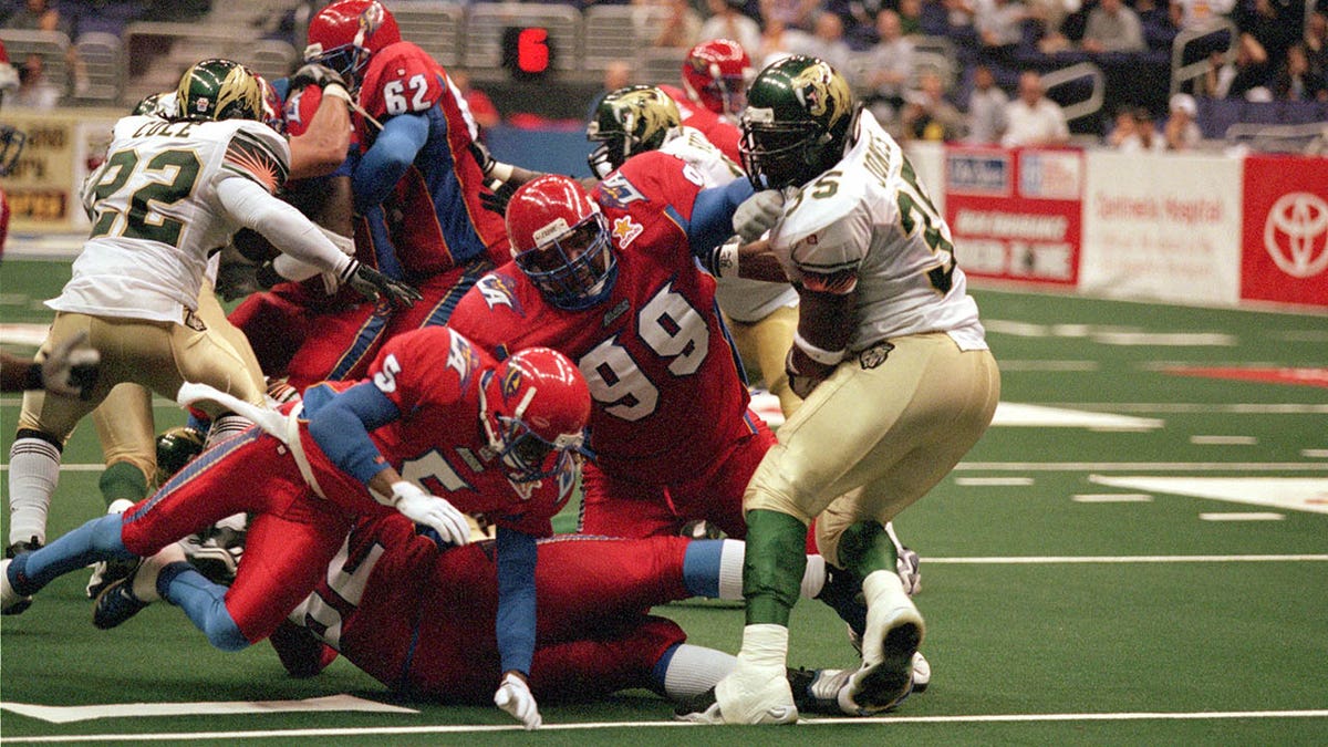 Kevin Johnson playing Arena Football