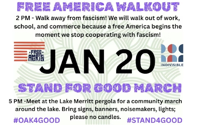Stand for Good! Protest March Against Fascism at Lake Merritt : Indybay