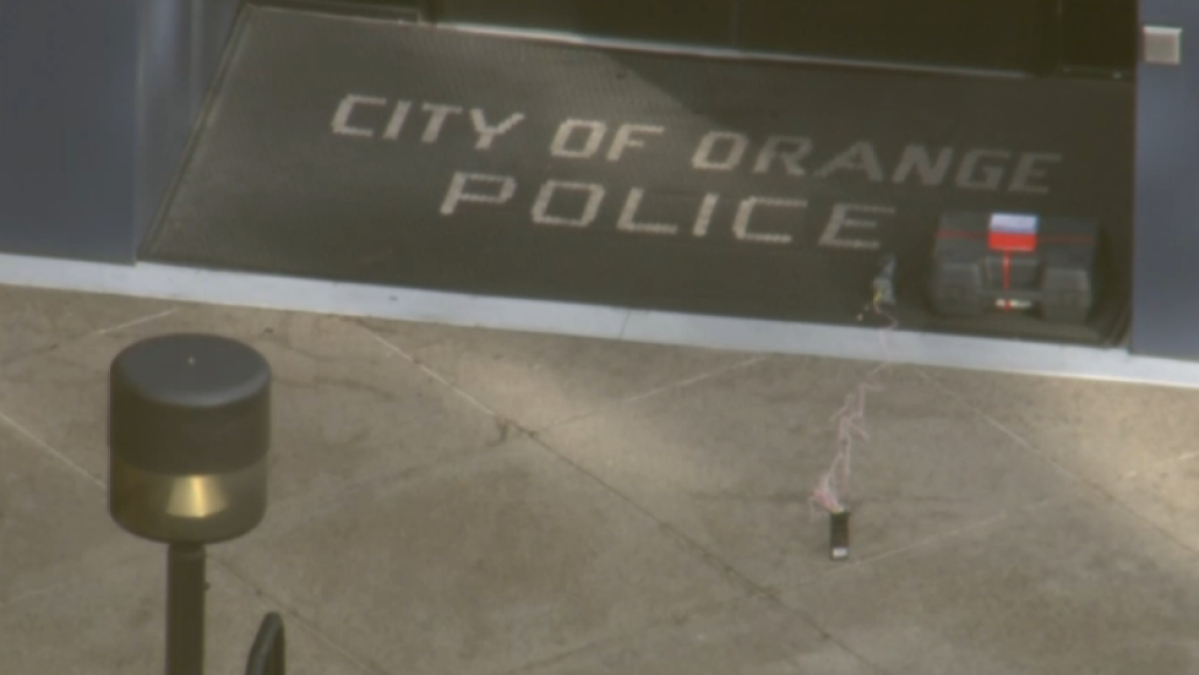 Suitcase in Orange Police Department lobby leads to bomb squad investigation – NBC Los Angeles
