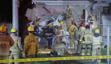 Tesla flies off freeway and crashes into Pacoima home – NBC Los Angeles