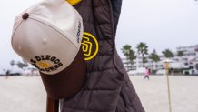 SAN DIEGO, CALIFORNIA - JANUARY 21: Photos of the 2026 giveaways at the Hotel del Coronado on January 21, 2026 in San Diego, California. (Photo by Matt Thomas/San Diego Padres)