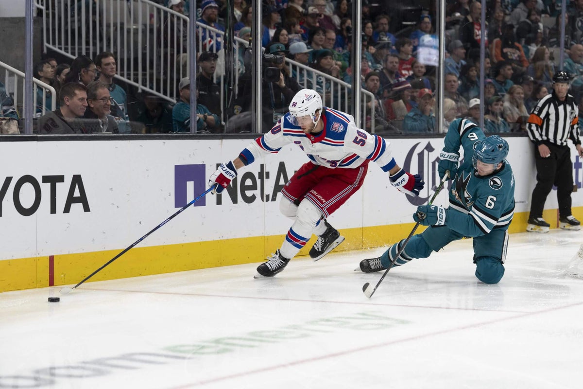 Rangers’ loss to Sharks the latest example of costly starts to games: ‘Not a recipe for success’