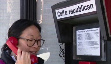 A phone on SF's Valencia Street aims to address the political divide through conversation