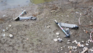 E-scooters sometimes end up in Sacramento’s waterways. Who removes them?