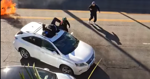 Long Beach family speaks after fiery motorcycle crash leaves 2 hospitalized