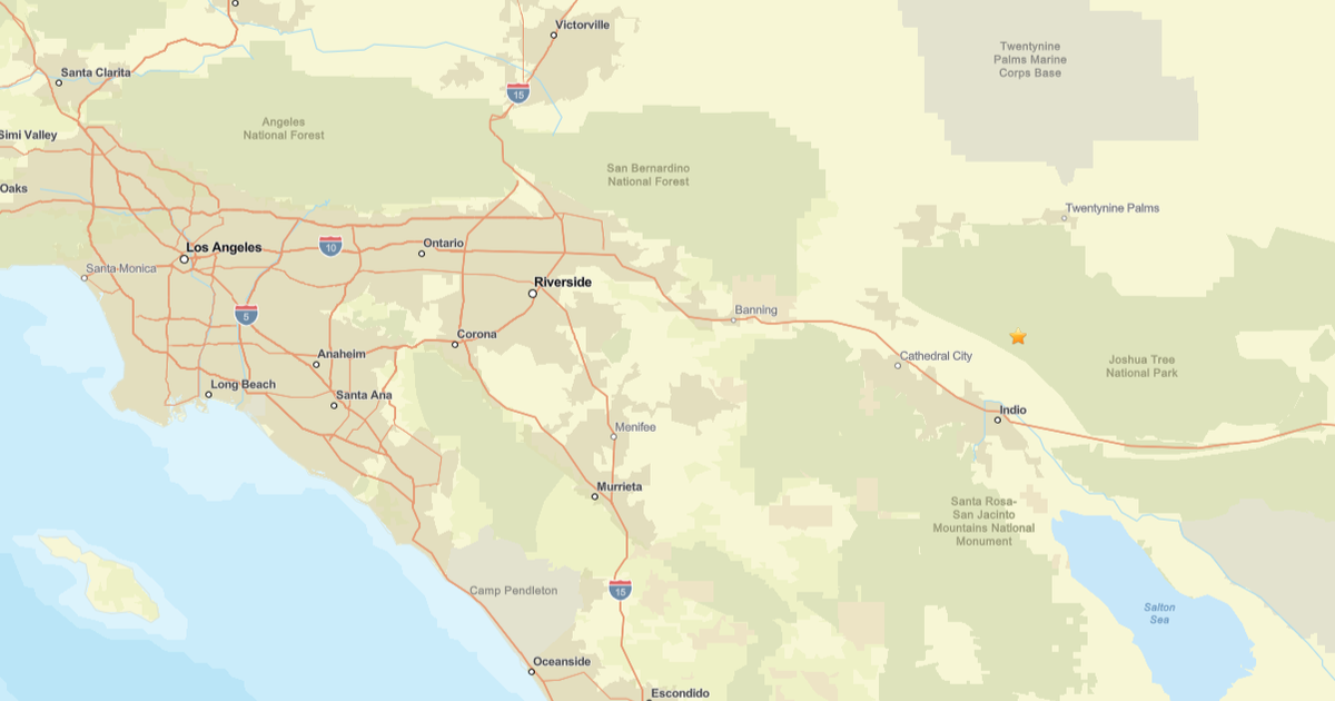 4.9 magnitude earthquake, aftershocks rattle Indio in Southern California near San Andreas fault