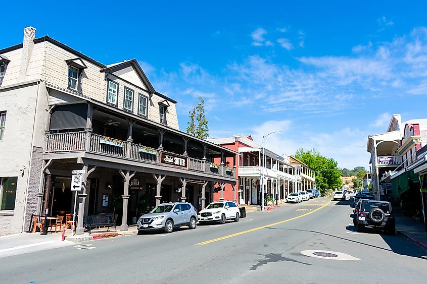 Main Street in Sutter Creek, California