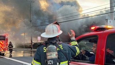 The San Jose Fire Department advised people to avoid the area. (X/@SJFD)