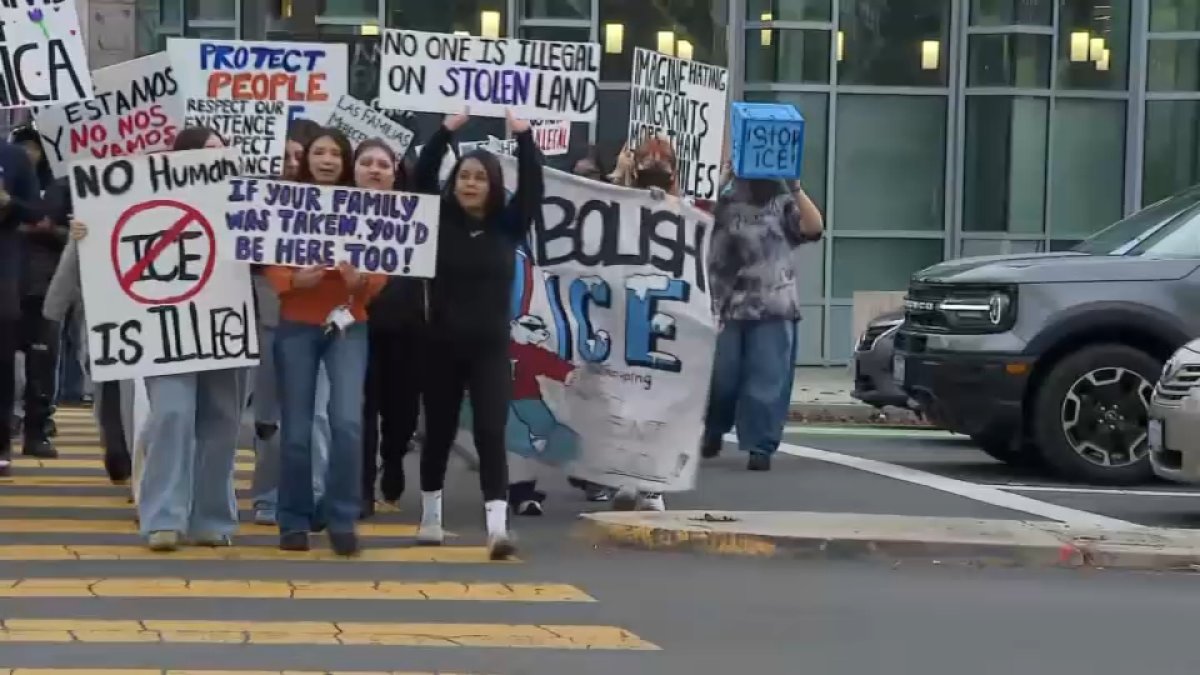 San Jose students walk out to protest Trump immigration policies – NBC Bay Area