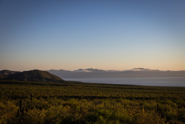 A sunrise over the Sea of Cortez on Wednesday, Oct. 29, 2025. (Ana Ramirez / The San Diego Union-Tribune)