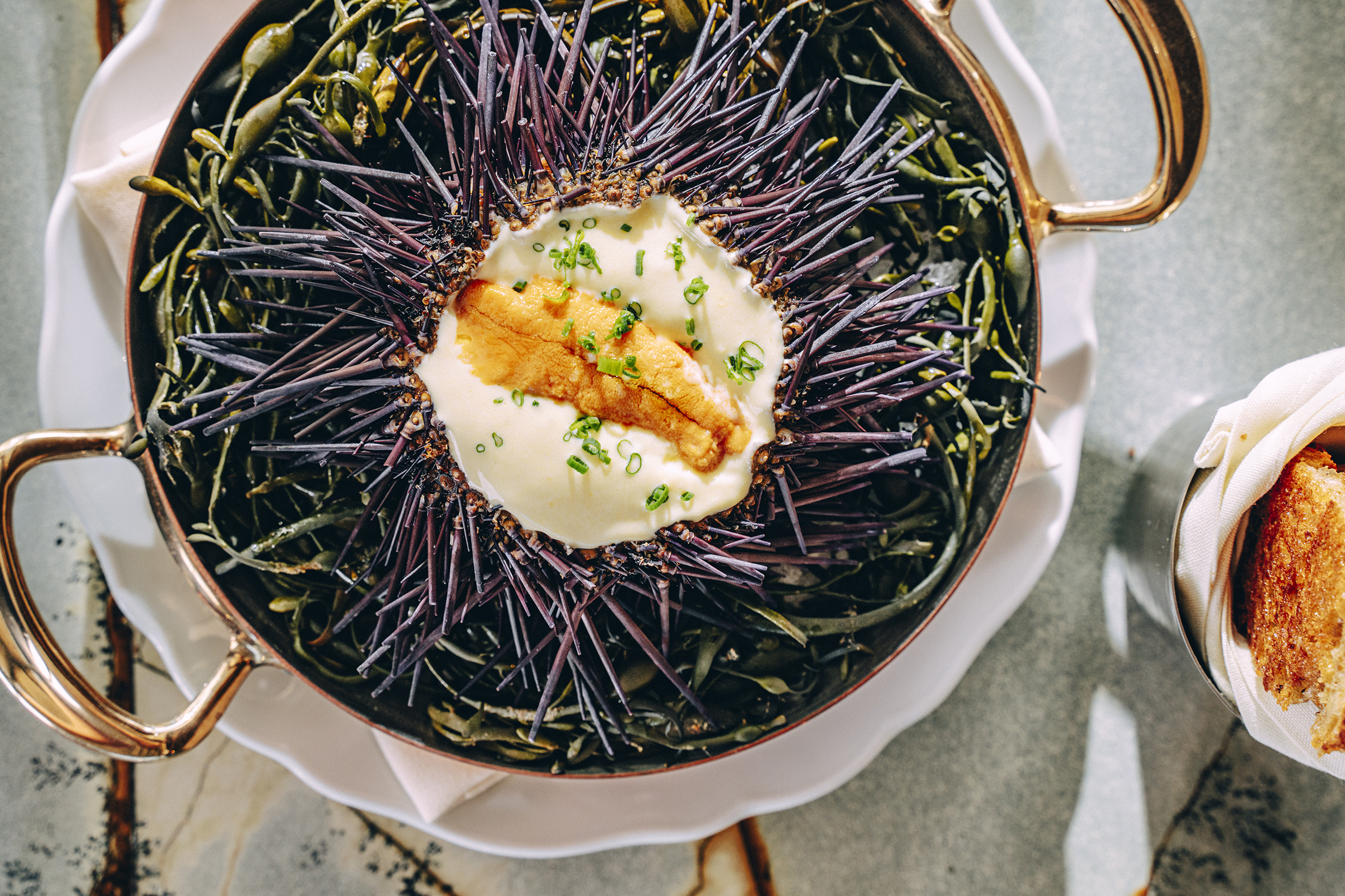 âOeufs & Eggs,â a dish made from local farm eggs,...