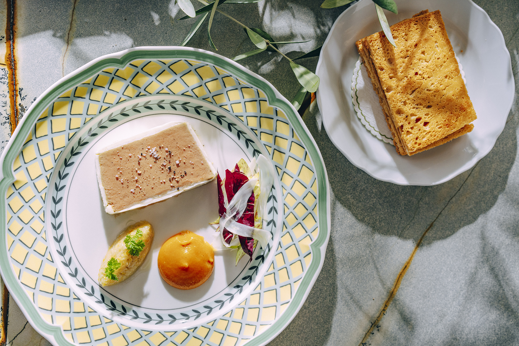 Duck Liver & Bone Marrow PÃ¢tÃ© at Fleurette restaurant in...