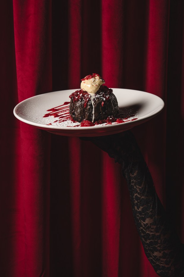 The molten chocolate lava marshmallow cake is one of the special dishes being served Feb. 9-16 at STK Steakhouse in downtown San Diego to celebrate Valentine's Day. (STK Steakhouse)