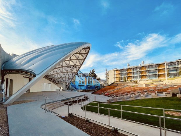 The Epstein Family Amphitheater at UC San Diego, designed by the local firm Safdie Rabines Architects, won San Diego Architectural Foundation's 2023 Orchid award for Public Architecture. (San Diego Architectural Foundation)