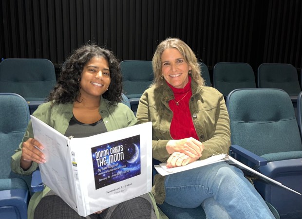 Director Kandace Crystal and actor Susan Clausen are collaborating on Scripps Ranch Theatre's production of the play "Donna Orbits the Moon." (Ted Leib)