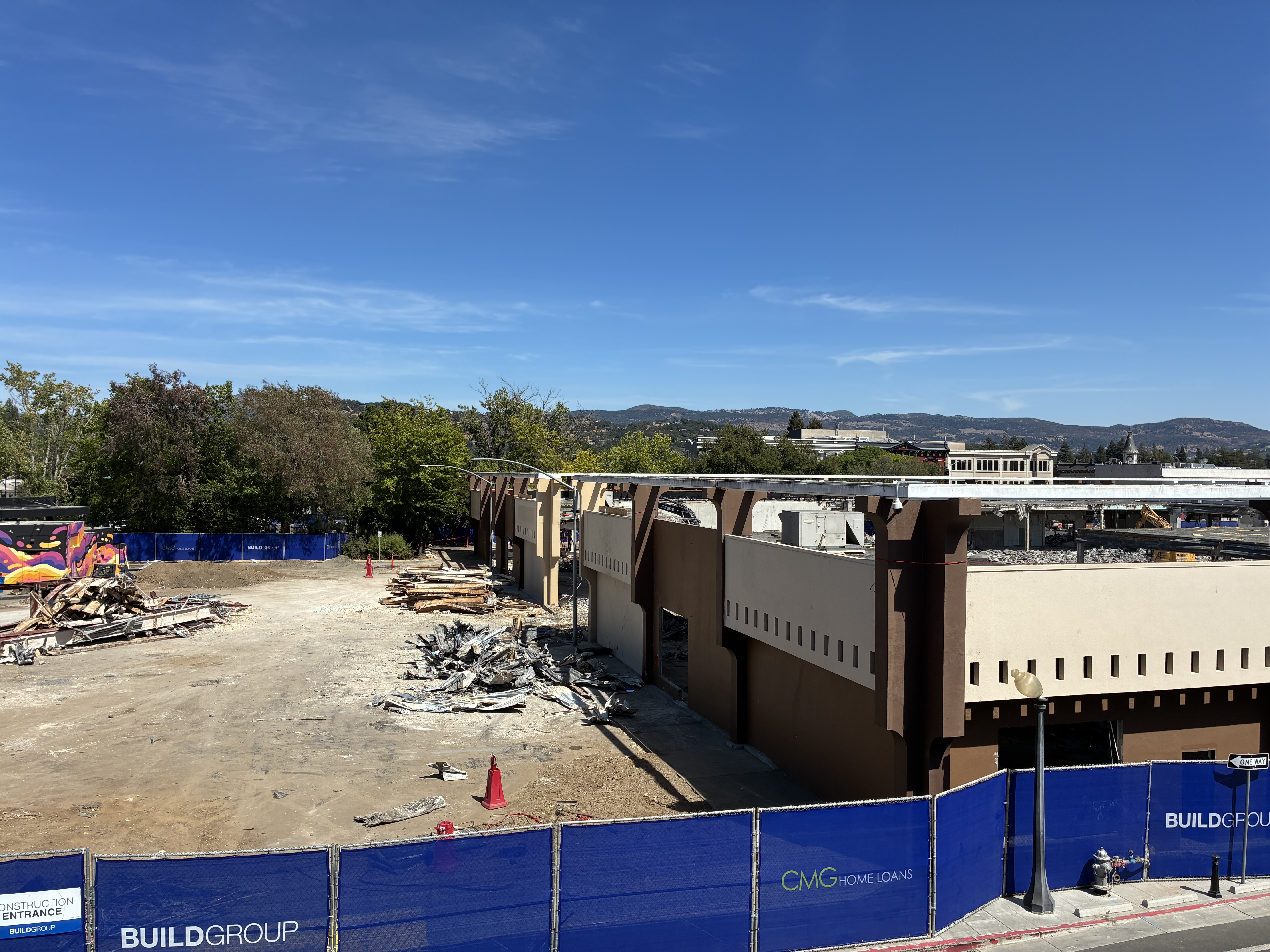 Crews tear into the former Kohlâs and Don Perico building...