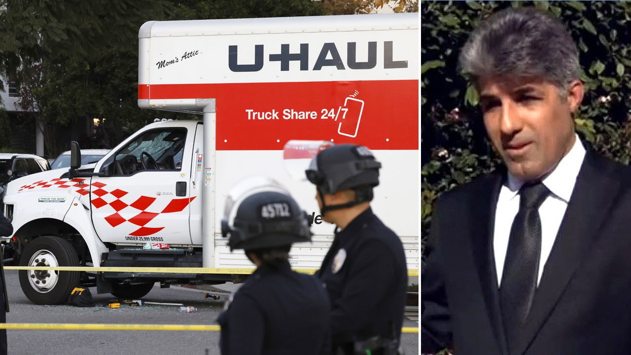 U-Haul driver claims police waved him into Iranian protesters in Los Angeles