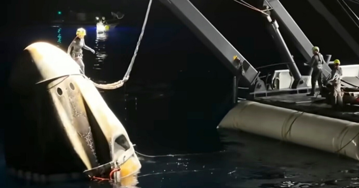 NASA's SpaceX Crew-11 safely splashes down off San Diego County coast