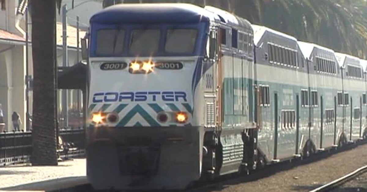 Two arrested for riding on top of a Coaster train in Del Mar