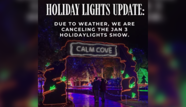 CALM cancels final HolidayLights event due to flooding