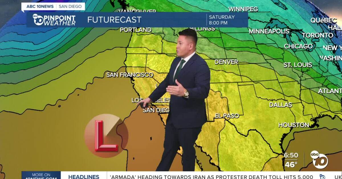 San Diego stays dry while 300,000 lose power in national winter storm