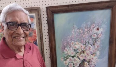 He created the iconic Fresno State Bulldog. At nearly 95, he’s still making art.