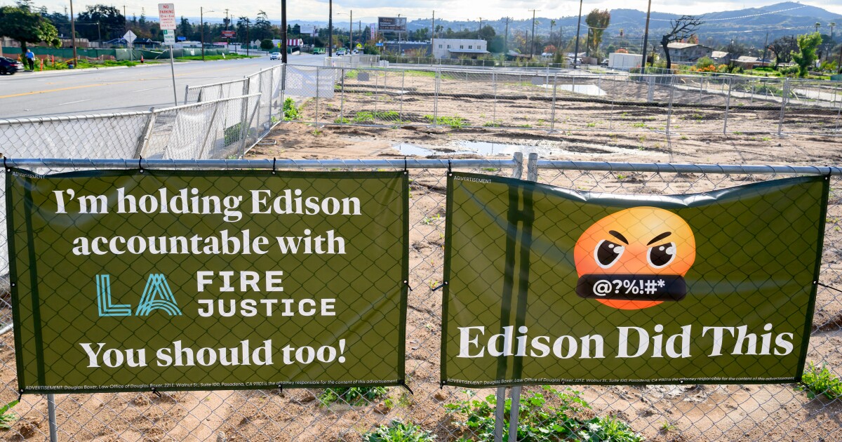 Edison's Eaton Fire suits