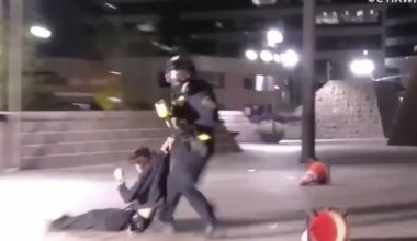 Demonstrator injured by projectile at Southern California protest