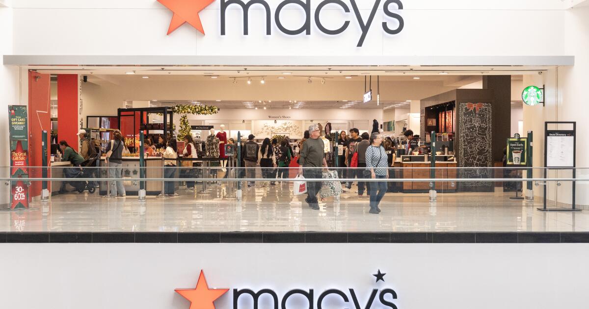 Macy's plans to close La Mesa and Tracy locations