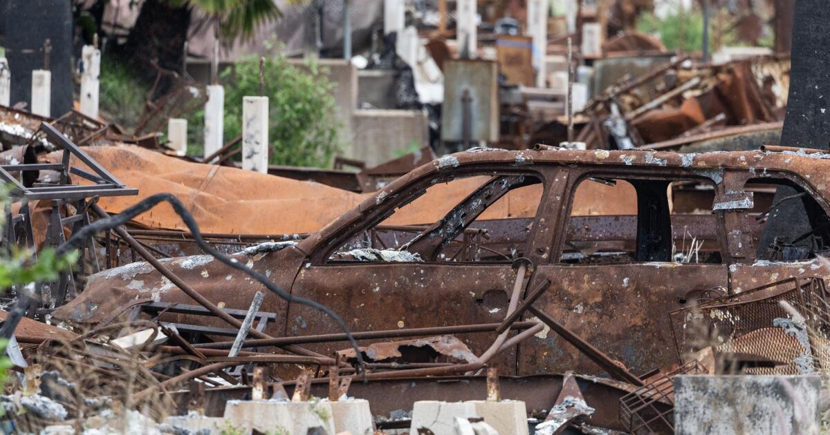 Mobile home park destroyed in Palisades fire may finally clear debris