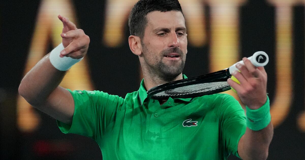 Australian Open: Novak Djokovic sets another majors record
