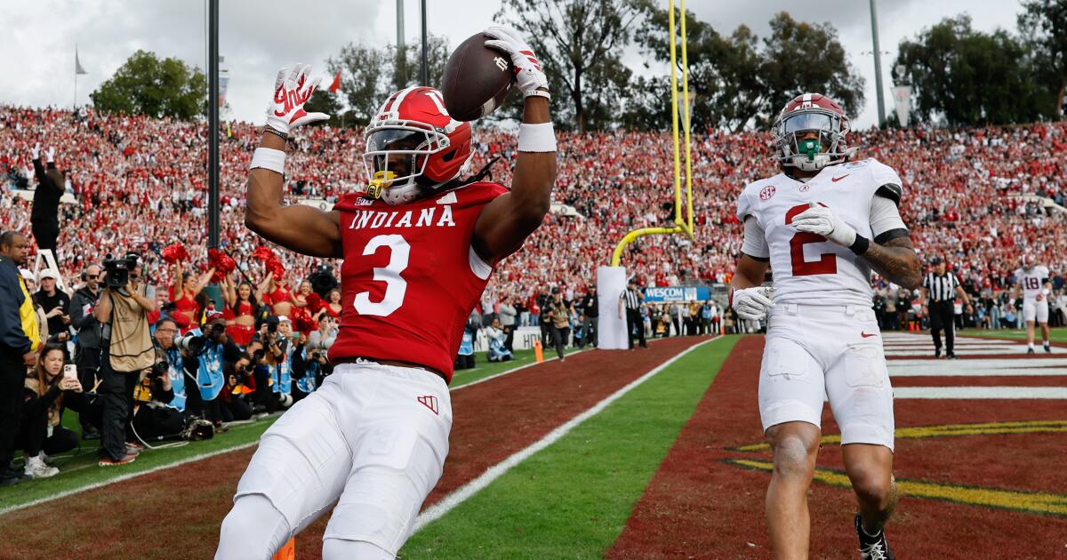 Rose Bowl 2026: Indiana crushes Alabama to advance in playoff