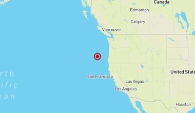 Magnitude 6.0 earthquake recorded off Oregon