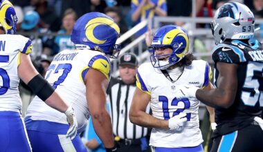 Puka Nacua's pick-denying breakup saved Rams in win over Panthers