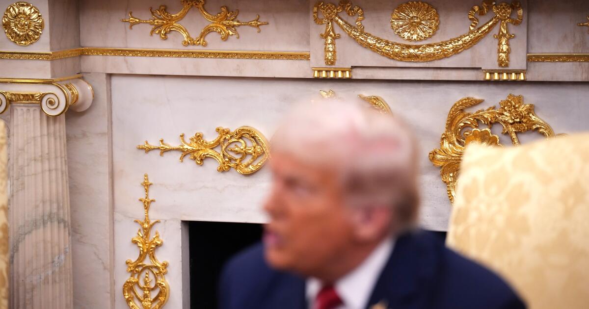 Column: Trump's motto in 2025? 'Me, myself and I'