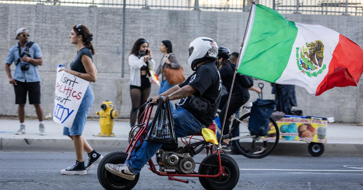 Demonstrations against ICE tactics continue in L.A.