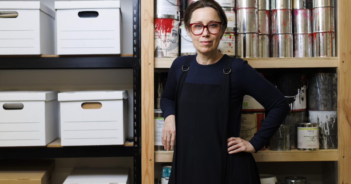 Kathryn Andrews lost two homes to L.A. fires, then raised $1.74 million for artists