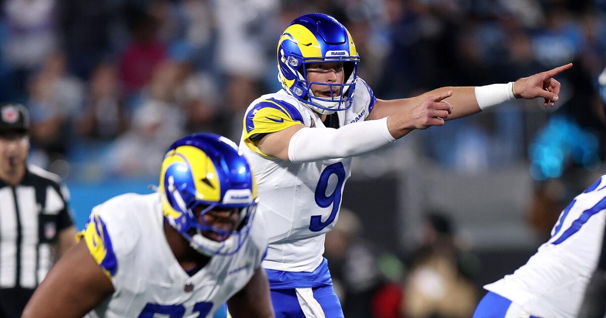 Matthew Stafford leads Rams comeback in playoff win over Panthers
