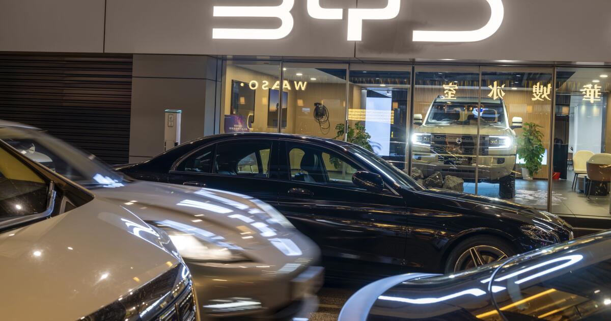 Tesla dethroned as the world's top EV maker