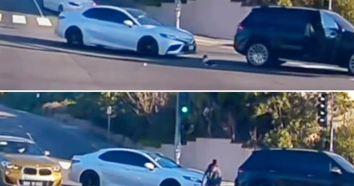 Shocking video shows toddler flying out of car in busy SoCal intersection; mom arrested