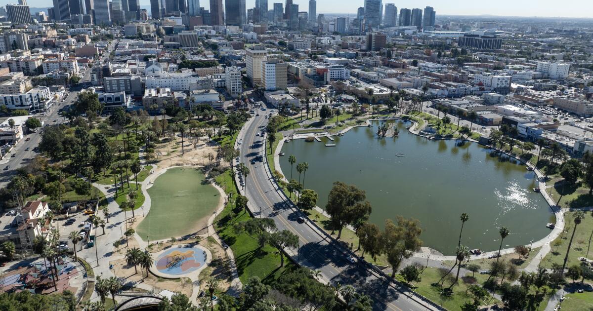 Commentary: A walk through promising, problem-plagued MacArthur Park with its council member