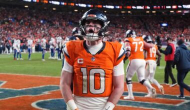 Bo Nix suffers season-ending injury in Broncos' playoff win over Bills
